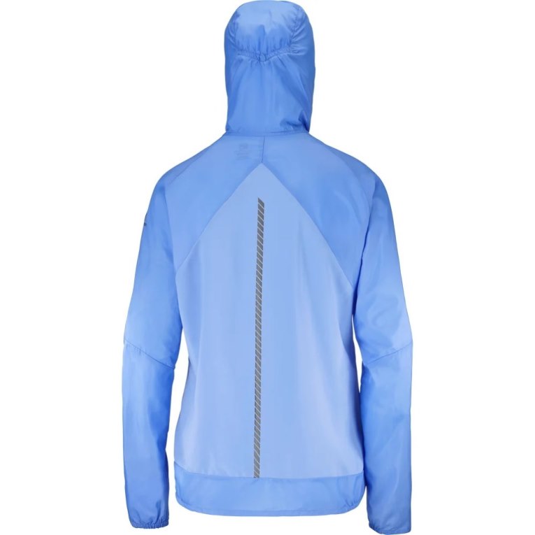 Light Blue Salomon Bonatti Cross Wind Women's Shell Jackets | IE LI2619